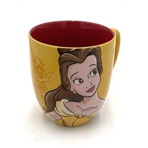 Disney Parks Beauty And The Beast Belle Looking For Adventure Mug w Mrs. Potts +